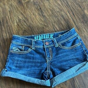Hydraulic Women's Blue Denim Shorts